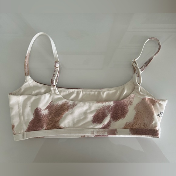 WeWoreWhat Cami Bra Top Cowhide Beige Multi - Size Medium (M) - Picture 5 of 6